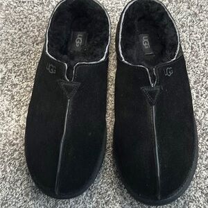 UGG Men's Black Slip-On Loafers